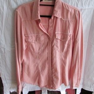 Anthropologie Pink Blouse (Bella Dahl) in Women